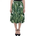 Green banana leaves Classic Midi Skirt