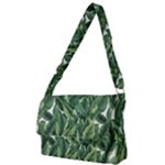 Green banana leaves Full Print Messenger Bag (S)