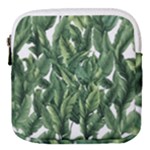 Green banana leaves Mini Square Pouch