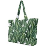 Green banana leaves Simple Shoulder Bag