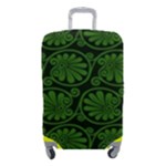 Green Floral Pattern Floral Greek Ornaments Luggage Cover (Small)