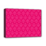 Pink Pattern, Abstract, Background, Bright Deluxe Canvas 16  x 12  (Stretched) 