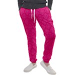 Pink Pattern, Abstract, Background, Bright Men s Jogger Sweatpants