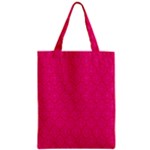 Pink Pattern, Abstract, Background, Bright Zipper Classic Tote Bag