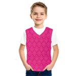 Pink Pattern, Abstract, Background, Bright Kids  Basketball Tank Top