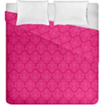 Pink Pattern, Abstract, Background, Bright Duvet Cover Double Side (King Size)