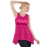 Pink Pattern, Abstract, Background, Bright Side Drop Tank Tunic
