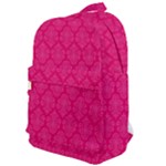 Pink Pattern, Abstract, Background, Bright Classic Backpack