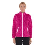 Pink Pattern, Abstract, Background, Bright Women s Bomber Jacket