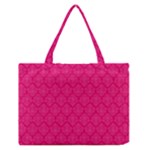 Pink Pattern, Abstract, Background, Bright Zipper Medium Tote Bag