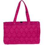 Pink Pattern, Abstract, Background, Bright Canvas Work Bag
