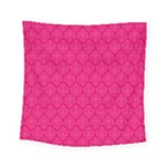 Pink Pattern, Abstract, Background, Bright Square Tapestry (Small)