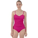 Pink Pattern, Abstract, Background, Bright Sweetheart Tankini Set