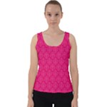 Pink Pattern, Abstract, Background, Bright Velvet Tank Top