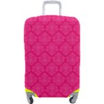 Pink Pattern, Abstract, Background, Bright Luggage Cover (Large)