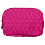 Pink Pattern, Abstract, Background, Bright Make Up Pouch (Small)