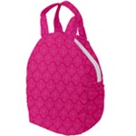 Pink Pattern, Abstract, Background, Bright Travel Backpack