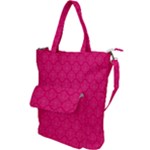 Pink Pattern, Abstract, Background, Bright Shoulder Tote Bag
