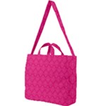 Pink Pattern, Abstract, Background, Bright Square Shoulder Tote Bag