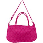 Pink Pattern, Abstract, Background, Bright Removable Strap Handbag
