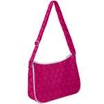 Pink Pattern, Abstract, Background, Bright Zip Up Shoulder Bag