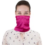Pink Pattern, Abstract, Background, Bright Face Covering Bandana (Adult)