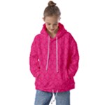 Pink Pattern, Abstract, Background, Bright Kids  Oversized Hoodie
