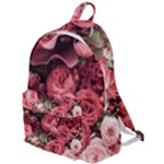 Pink Roses Flowers Love Nature The Plain Backpack