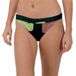 Elements Scribbles Wiggly Line Band Bikini Bottoms