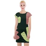 Elements Scribbles Wiggly Line Cap Sleeve Bodycon Dress