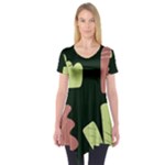 Elements Scribbles Wiggly Line Short Sleeve Tunic 