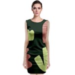 Elements Scribbles Wiggly Line Classic Sleeveless Midi Dress