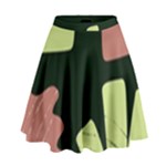 Elements Scribbles Wiggly Line High Waist Skirt