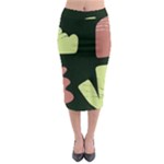 Elements Scribbles Wiggly Line Midi Pencil Skirt