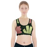 Elements Scribbles Wiggly Line Sports Bra With Pocket