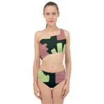 Elements Scribbles Wiggly Line Spliced Up Two Piece Swimsuit