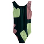 Elements Scribbles Wiggly Line Kids  Cut-Out Back One Piece Swimsuit