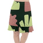 Elements Scribbles Wiggly Line Fishtail Chiffon Skirt