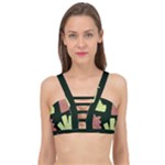 Elements Scribbles Wiggly Line Cage Up Bikini Top
