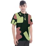 Elements Scribbles Wiggly Line Men s Polo T-Shirt