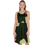 Elements Scribbles Wiggly Line Knee Length Skater Dress With Pockets