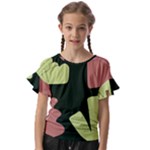 Elements Scribbles Wiggly Line Kids  Cut Out Flutter Sleeves