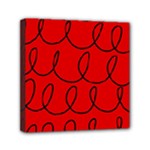 Red Background Wallpaper Mini Canvas 6  x 6  (Stretched)
