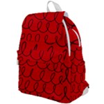 Red Background Wallpaper Top Flap Backpack