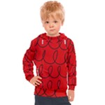 Red Background Wallpaper Kids  Hooded Pullover