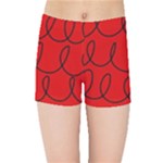 Red Background Wallpaper Kids  Sports Shorts