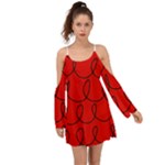 Red Background Wallpaper Boho Dress