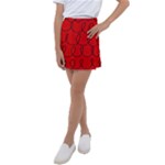 Red Background Wallpaper Kids  Tennis Skirt