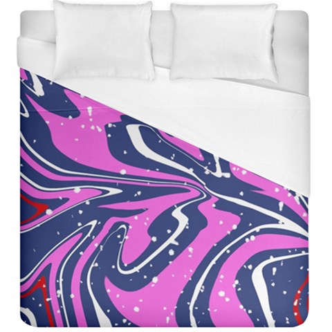 Texture Multicolour Grunge Duvet Cover (King Size) from UrbanLoad.com