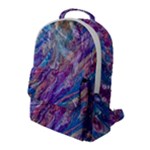 Amethyst flow Flap Pocket Backpack (Large)